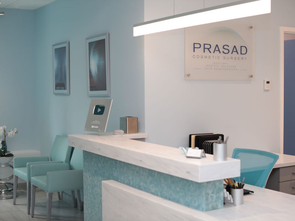 Manhattan, NYC front desk office - Prasad Cosmetic Surgery