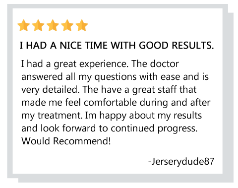 patient review about hair loss treatment in New York City, New York - I had a nice time with good results