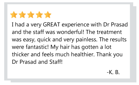 patient's review on experience - The treatment was easy, quick, and very painless. The results were fantastic.