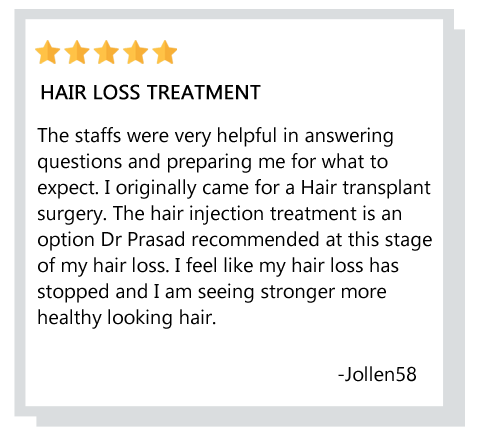 I feel like my hair loss has stopped and I am seeing stronger healthy hair. Reviewer: Jollen